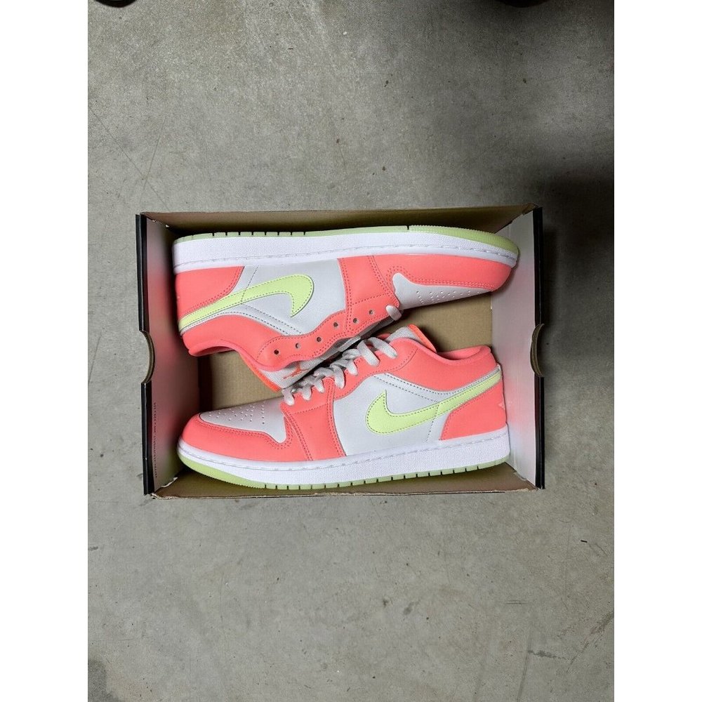 Nike Air Jordan 1 SE Lava Glow/White/Barely Volt FN6772-671 - Men's Size 10.5